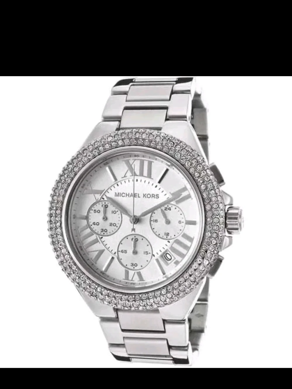 Michael Kors MK5634 Camille Chronograph Wrist Watch for Women  New in Box